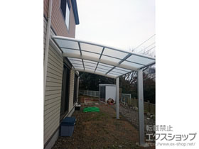 のカーポート ネスカR (ラウンドスタイル) 積雪〜20cm対応＋屋根材ホルダー 施工例