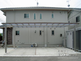 のカーポート スマートポート トリプルワイド 積雪〜20cm対応 施工例