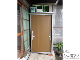 の物置・屋外倉庫 エスモ 一般型（ESD-1005AGL-WB） 施工例