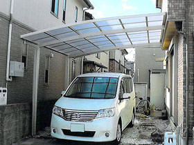 のカーポート レイナベーカポートグラン 積雪〜20cm対応 施工例