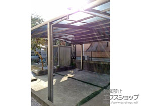 のカーポート ネスカR (ラウンドスタイル) ワイド 積雪〜20cm対応 施工例