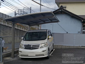 のカーポート ネスカR (ラウンドスタイル) 積雪〜20cm対応 施工例