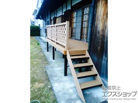 YKKAP�̃E�b�h�f�b�L ���E�b�h�f�b�L 200�{���E�b�h�X�e�b�v5�^ L�^�C�v(4�i)�{���E�b�h�f�b�L�t�F���X2�^�����`�X�i�q�� �{�H��