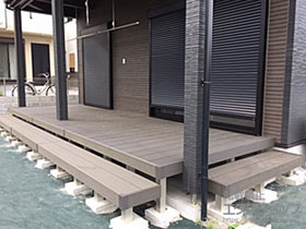 のウッドデッキ リウッドデッキ 200 施工例