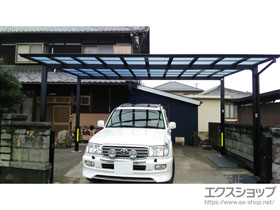 のカーポート ネスカF (フラットスタイル) ワイド 積雪〜20cm対応 施工例