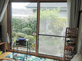 の二重窓（内窓） インプラス ダストバリア仕様 引違い窓 2枚建 施工例