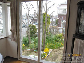 の二重窓（内窓） インプラス ダストバリア仕様 引違い窓 2枚建 施工例