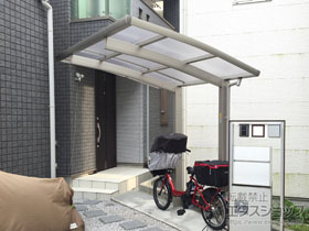 のサイクルポート・駐輪場 レイナポートグランミニ 積雪〜20cm対応 施工例