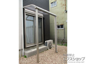 のテラス屋根 プレシオステラス R型 テラスタイプ 単体 積雪〜20cm対応 施工例