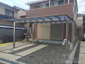 のカーポート ソリッドポート ワイド 積雪〜20cm対応 施工例