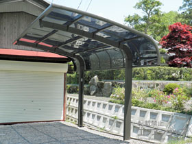 のカーポート テールポートシグマIII 積雪〜20cm対応 施工例