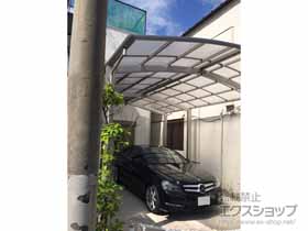 のバルコニー・ベランダ屋根 スピーネ F型 ルーフタイプ 単体 積雪〜20cm対応 施工例