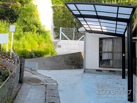 のカーポート フーゴR (ラウンドスタイル) 積雪〜20cm対応 施工例