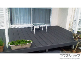 のウッドデッキ リウッドデッキ 200＋独立式 リウッド ステップ2型 施工例