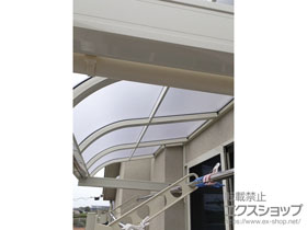 のバルコニー・ベランダ屋根 パワーアルファ RB型 ルーフタイプ 単体 積雪〜30cm対応 施工例