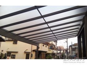 のテラス屋根 ヴェクターテラス F型 テラスタイプ 単体 積雪〜20cm対応 施工例