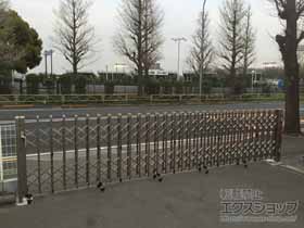 のカーゲート アルシャインII MW型 Aタイプ ノンレール 片開き 580S 施工例