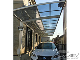 のカーポート レイナポートグラン 縦連棟　積雪〜20cm対応＋着脱式サポート ハイロング用 2本入り×2セット 施工例