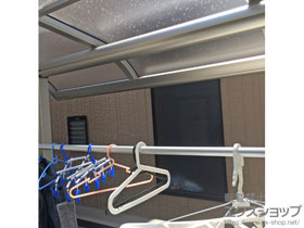 のバルコニー・ベランダ屋根 プレシオステラス R型 屋根タイプ 単体 積雪〜20cm対応 施工例