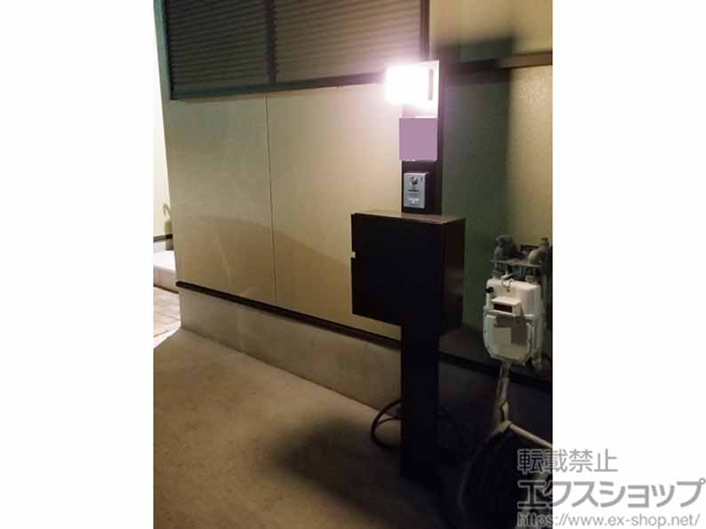 の機能門柱・ポスト シンプルモダン機能門柱4型＜独立仕様＞ M1NM 施工例