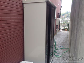 の物置・屋外倉庫 グランプレステージジャスト 一般型 (M-135A-F-WK) 施工例