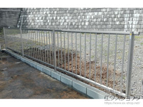 のフェンス・柵 ミエッタフェンス 自由柱施工 施工例