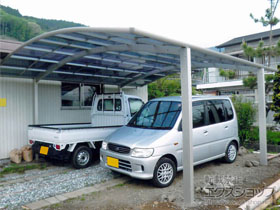 のカーポート レイナツインポートグラン 積雪〜20cm対応 施工例