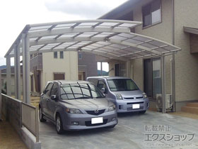 のカーポート レイナポートグラン 延長　積雪〜20cm対応 施工例