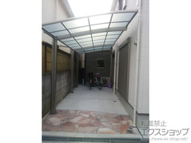 のカーポート ネスカR (ラウンドスタイル) 延長 積雪〜20cm対応 施工例