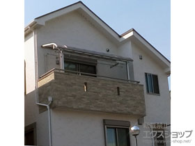 のバルコニー・ベランダ屋根 プレシオステラス R型 1500 屋根タイプ 単体 積雪〜50cm対応 施工例