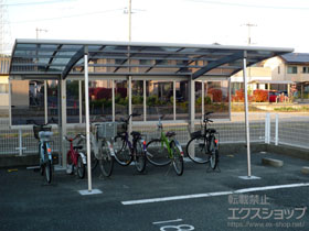 のカーポート プレシオスポート 積雪〜20cm対応＋サイドパネル 施工例