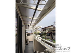 のバルコニー・ベランダ屋根 ヴェクターテラス F型 屋根タイプ 単体 積雪〜20cm対応 施工例