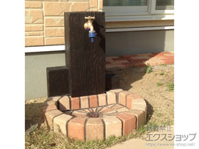 の 立水栓ユニット ウッドクリートタイプ 施工例