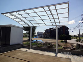 のカーポート ネスカR (ラウンドスタイル) 積雪〜20cm対応 施工例