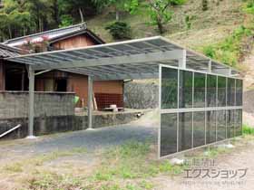 のカーポート エフルージュ トリプル 積雪〜20cm対応 施工例