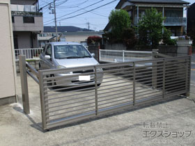 のカーゲート ワイドオーバードアS1型 電動式 施工例
