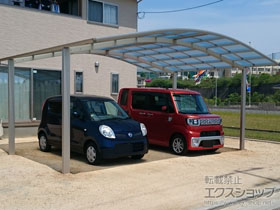 のカーポート レイナツインポートグラン　積雪〜20cm対応 施工例