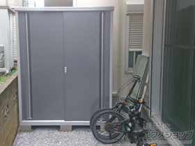 の物置・屋外倉庫 シンプリー 一般型（MJX-159E-PG） 施工例