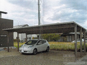 のカーポート ソルディーポート 1500 3台用 積雪〜50cm対応 施工例