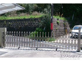 のカーゲート アルシャインII M型 Aタイプ ノンレール 片開き 590S 施工例