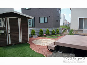 のウッドデッキ 樹ら楽ステージ 施工例