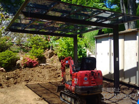 のカーポート ソリッドポート 積雪〜20cm対応 施工例