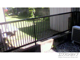 のフェンス・柵 プレスタフェンス2型 フリーポールタイプ 施工例