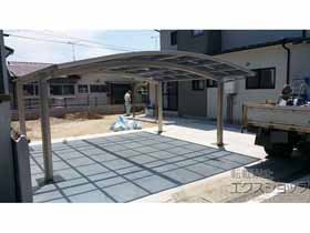 のカーポート プレシオスポート ワイド 積雪〜20cm対応 施工例