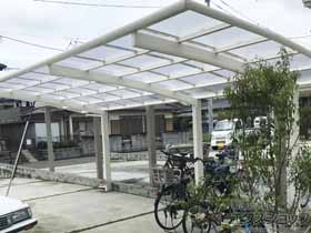 のカーポート レイナポートグラン 延長　積雪〜20cm対応 施工例