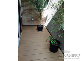 のウッドデッキ レストステージ ベランダ仕様 施工例