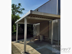 のカーポート テリオスポートIII 1500 角柱4本仕様 積雪〜50cm対応 施工例