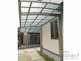 のカーポート レイナポートREグラン 前下がり 積雪〜20cm対応 施工例