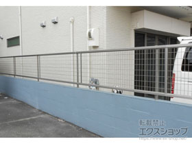 のフェンス・柵 アルメッシュフェンス1型 フリーポールタイプ 施工例