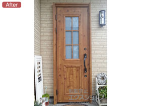 の玄関ドア ラフォースR2玄関ドア 一般仕様 07型 片開きドア（左吊元） 施工例